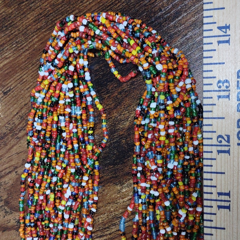 Multi Strand Seed Bead Necklace View 6
